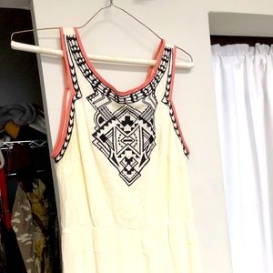 Sheer embroidered sun dress!
